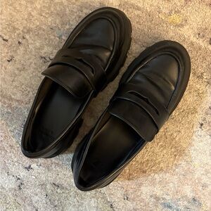Abercrombie & Fitch Black Loafers